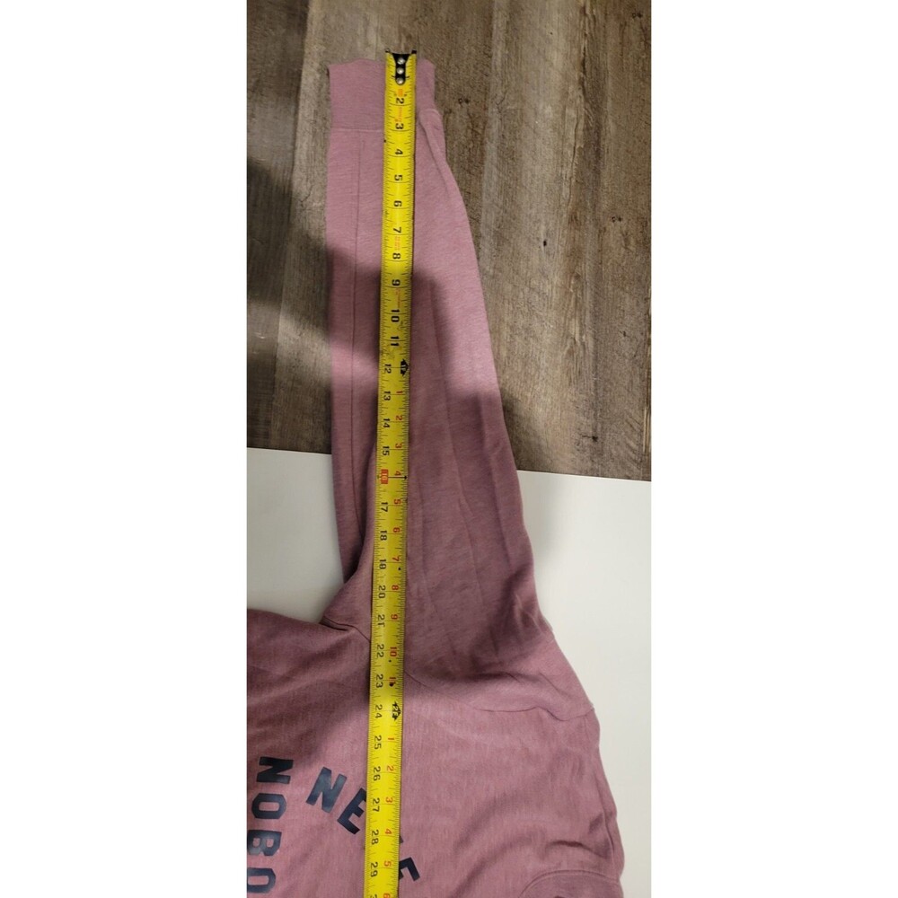 H&M size XL mauve pink graphic crew neck sweatshirt never forget nobodys hero B1 - Picture 6 of 11